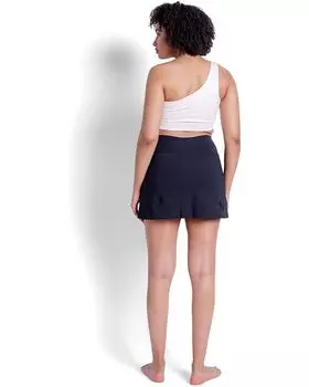 Юбка girlfriend collective High-Rise Skort, черный