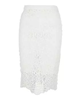 Юбка Глория Burberry, цвет natural white