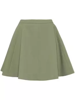 Юбка годе с завышенной талией AMI Paris, зеленый