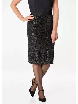 Юбка GOLDNER Pailletten, черный