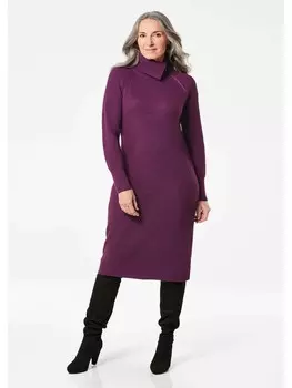 Юбка GOLDNER Strickkleid, цвет beere