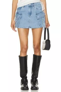 Юбка голова к голове Blanknyc, индиго