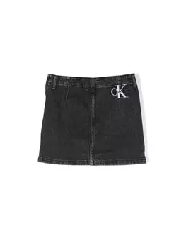 Юбка gonna in denim bambine Calvin Klein, серый