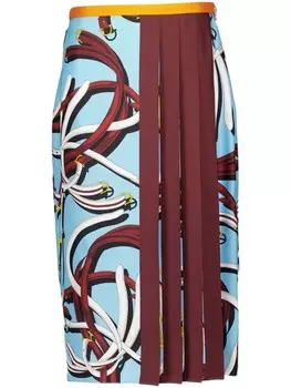 Юбка Gucci Belt Series, синий