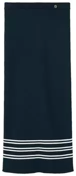 Юбка Gucci Stretch Rib Viscose Skirt 'Blue/Ivory', синий