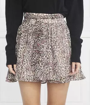 Юбка Guess Jeans Aman, бежевый