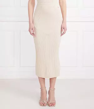 Юбка Guess Jeans, бежевый