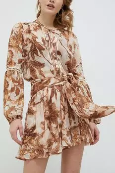 Юбка Guess, коричневый