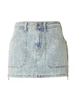 Юбка GUESS Originals, светло-синий
