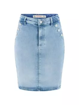 Юбка GUESS, светло-синий