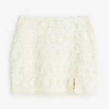 Юбка H&M Boucle, кремовый