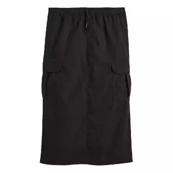 Юбка H&amp;M Parachute Cotton, черный