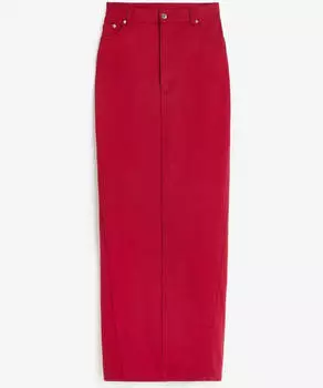 Юбка H&amp;M Pencil, темно-розовый