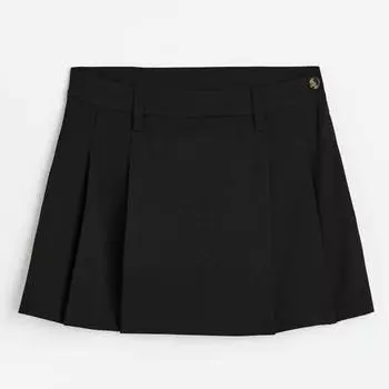Юбка H&M Pleated, черный