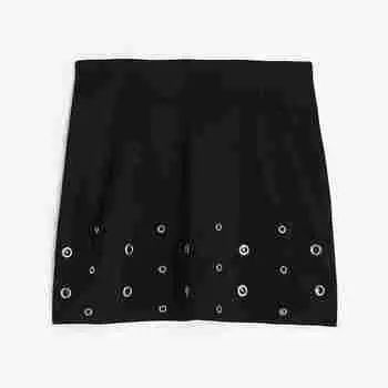Юбка H&M Grommet-detail, черный
