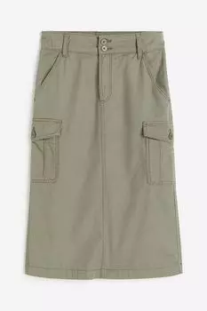 Юбка H&M Kids Cargo, хаки