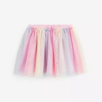 Юбка H&M Kids Glittery Tulle, светло-розовый