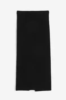 Юбка H&M Knit Column, черный