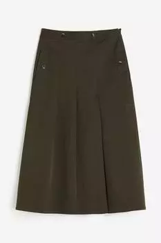 Юбка H&M Twill, хаки