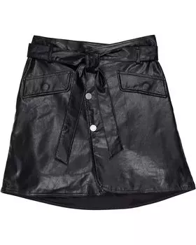 Юбка HABITUAL girl Belted Full Skirt, черный