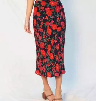 Юбка Hearts On Fire Bias Cut черного цвета DRESS FORUM