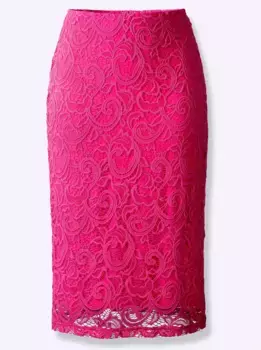 Юбка Heine из джерси, розовый