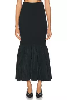 Юбка Хоторн Staud, черный