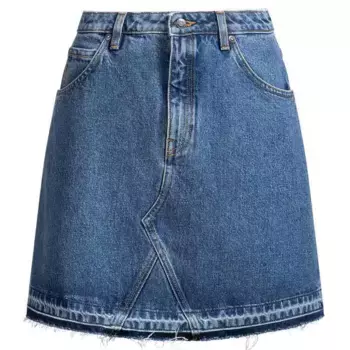 Юбка HUGO Getina 2 10270442 denim skirt, синий