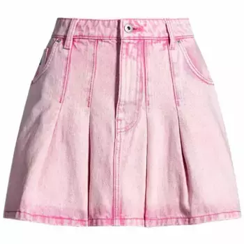 Юбка HUGO Gloom 10270457 01 BLUE denim skirt, розовый