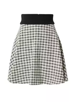 Юбка HUGO Romesi, черно-белый