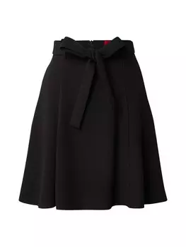 Юбка HUGO Skirt Risima, черный