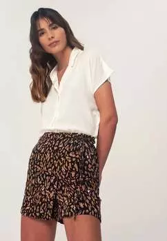 Юбка и шорты с зебровым принтом Herita, фиолетовый