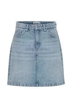 Юбка ICHI AVENY, синий деним