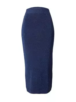 Юбка ICHI IH CODY, темно-синий