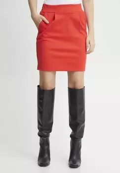 Юбка ICHI IHKATE SK, цвет poppy red