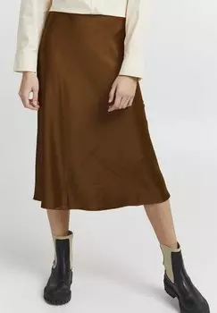 Юбка ICHI IXENDRA SK, цвет brunette