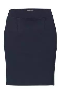 Юбка ICHI однотонная, синий