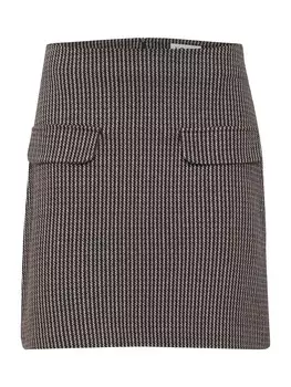 Юбка ICHI Skirt Kate, коричневый