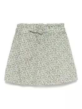 Юбка Il Gufo с цветочным принтом, зеленый