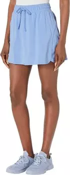 Юбка In Stride на подкладке Beyond Yoga, цвет Flower Blue