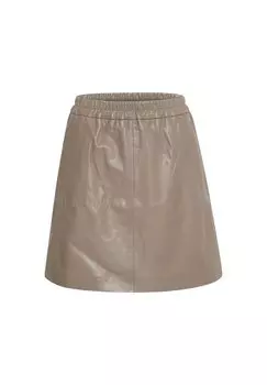 Юбка InWear WOOKIW, песочно-серый