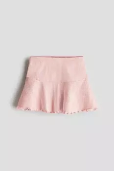Юбка из блестящего джерси H&M, розовый