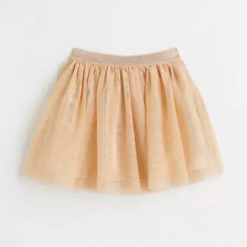 Юбка из блестящего тюля H&M, бежевый (Рост 98 - 104 см)