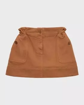 Юбка из бумажного пакета для девочки Etro, цвет Tan