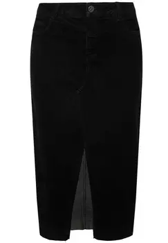 Юбка из денима 5-POCKET SCHLITZ VORNE Angel of Style, черный