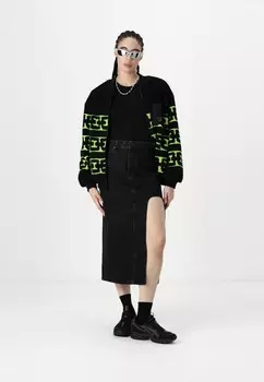 Юбка из денима ALISA SKIRT 2Y Studios, черный деним