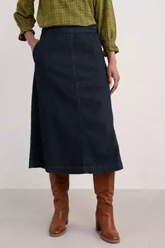 Юбка из денима Capriccio Seasalt Cornwall, синий