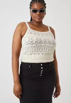 Юбка из денима CARHUSH MID SKIRT ONLY Carmakoma, черный деним