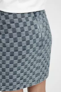 Юбка из денима CHEKIE ICHI, цвет Stone Blue Denim