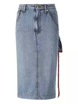 Юбка из денима DARKPARK, синий